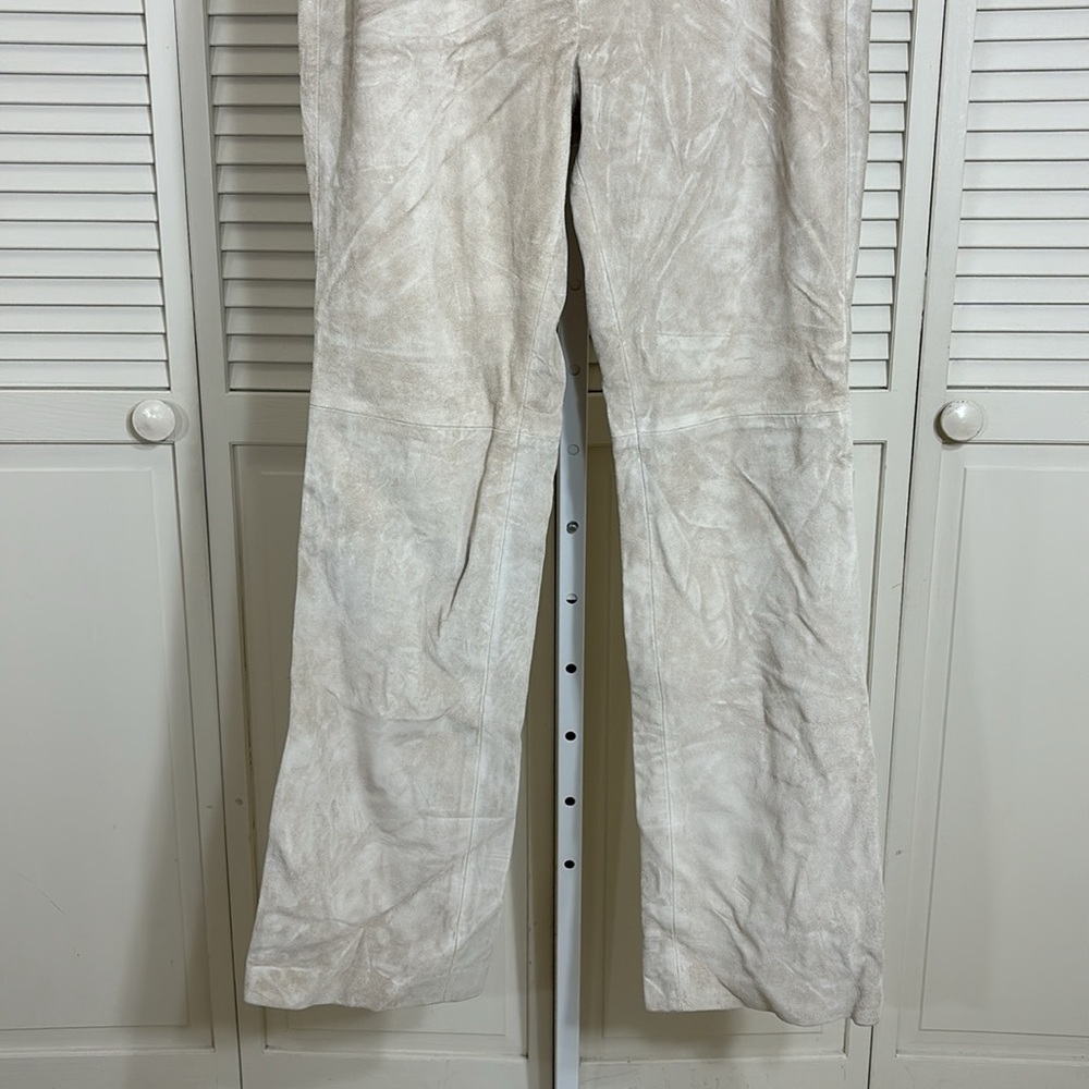 NWT Vintage Banana Republic Suede Bootcut Pants Size 10 - Picture 3 of 11
